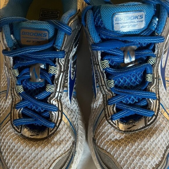 Brooks Adrenaline GTS 15 Women's Running Shoes Blue Silver Sz 8 Wide - Picture 7 of 7